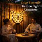 🔥Last Day 60% OFF🔥Solar Lights Outdoor Metal Butterfly Wall Decor