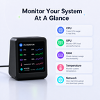 magic pro🖥️All-in-One Smart Desktop Display – Real-Time Crypto, Stocks & Weather Tracker📊