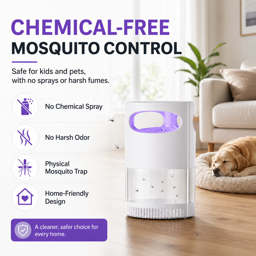 Final Day : 🦟USB-Powered UV Mosquito Trap Lamp – Chemical-Free & Eco-Friendly 🌱