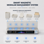 Smart Desk Organizer 🧠 with Wireless Charging ⚡ & Smart Display 📊 | All-in-One Workspace Upgrade 🖥️
