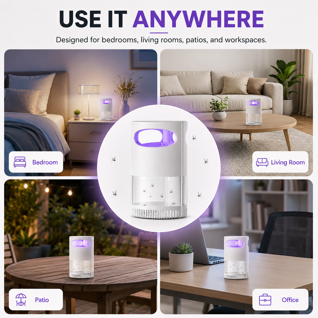 Final Day : 🦟USB-Powered UV Mosquito Trap Lamp – Chemical-Free & Eco-Friendly 🌱
