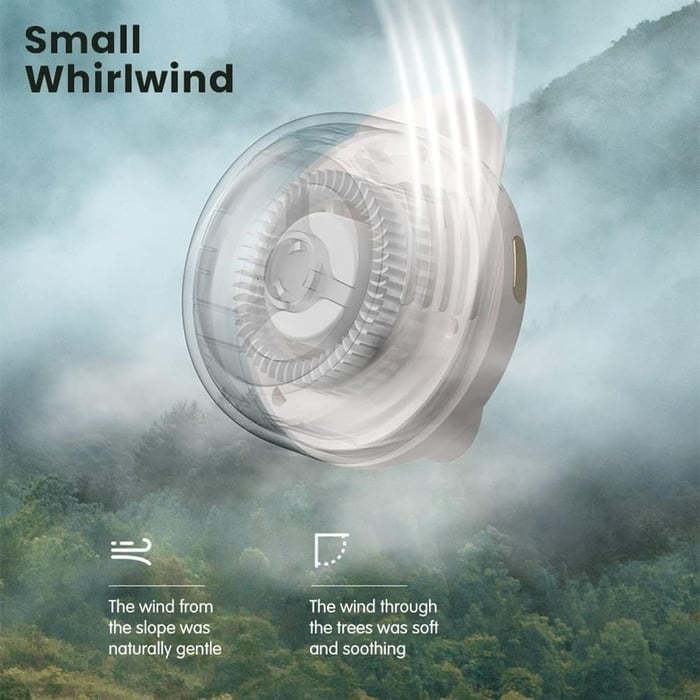 🔥Limited-time offer: Newly upgraded for 2026💥Portable Silent Mini Bladeless Electric Fan