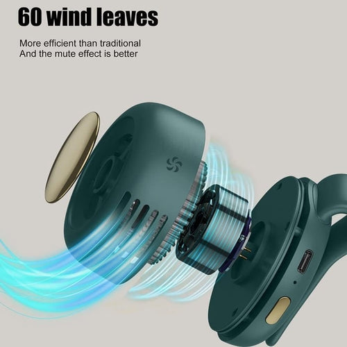 🔥Limited-time offer: Newly upgraded for 2026💥Portable Silent Mini Bladeless Electric Fan